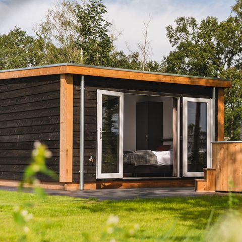 Lodge 2 personen - Panorama Wellness Lodge | Whirlpool, Sauna und Badewanne
