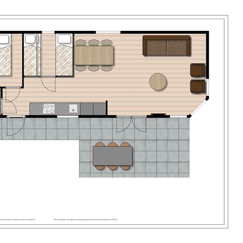 Bungalow 5 Personen - Ferox