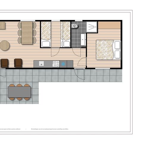 Bungalow 5 Personen - Perle