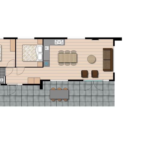 Bungalow 4 Personen - Modul Spezial
