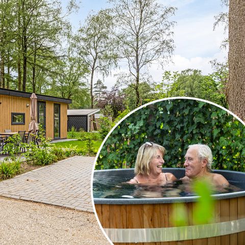 Bungalow 4 Personen - Modul Holz Wellness (Whirlpool)