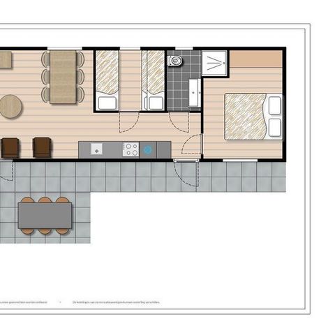 Bungalow 5 Personen - Perle