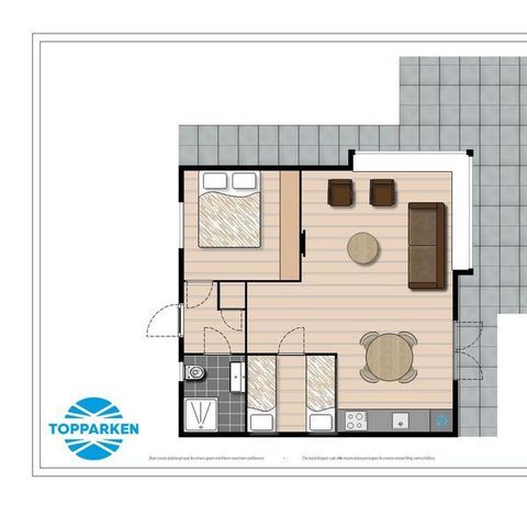 Bungalow 4 Personen - Landhaus