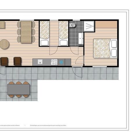 Bungalow 4 Personen - Perle