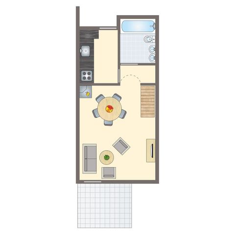 Bungalow 4 Personen - Typ 4B2