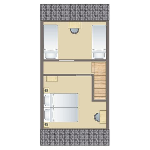Bungalow 4 Personen - Typ 4B2