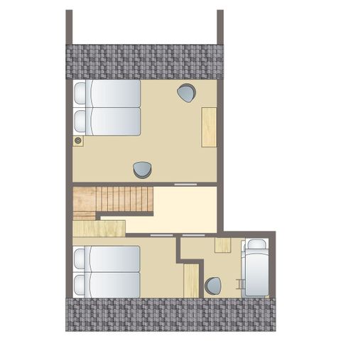 Bungalow 6 Personen - Typ 6D