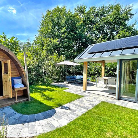 LODGE 5 Personen - Wellness Cottage mit privatem Whirlpool und Sauna