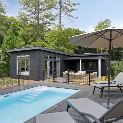 LODGE 10 Personen - mit privatem Tauchbecken und Gästehaus