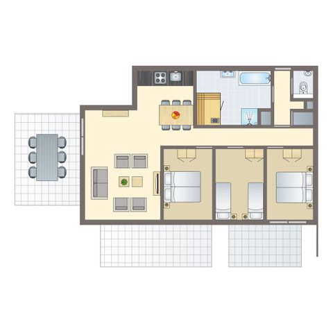 Wohnung 6 personen - 6LA