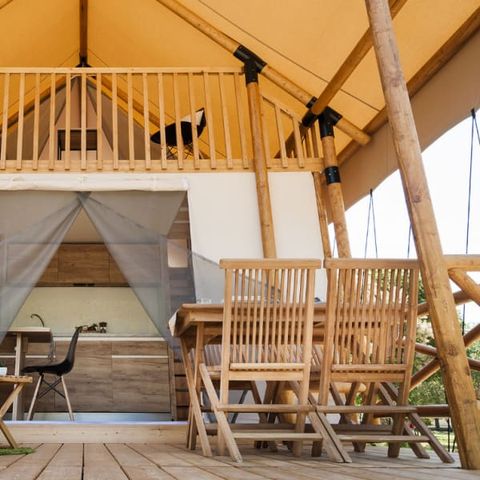 Zelt 4 Personen - Zelt Lodge de Montagne Medium