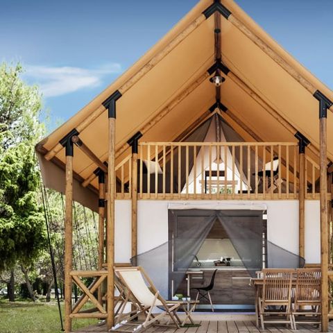 Zelt 4 Personen - Zelt Lodge de Montagne Medium