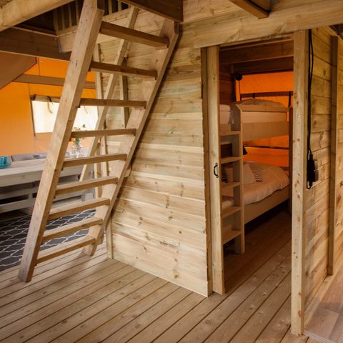 Safarizelt 8 Personen - Sanddorn