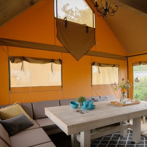 Safarizelt 8 Personen - Sanddorn
