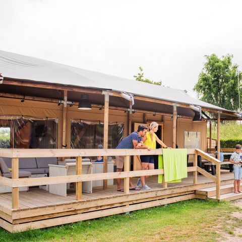 Safarizelt 8 Personen - Sanddorn