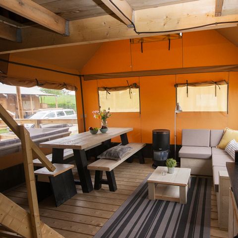 Safarizelt 5 Personen - Dünenrose