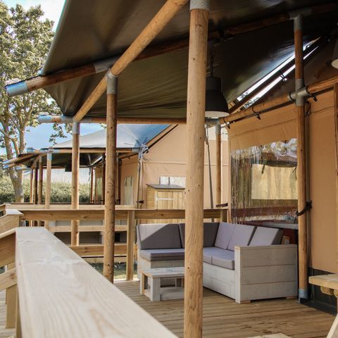 Safarizelt 5 Personen - Dünenrose