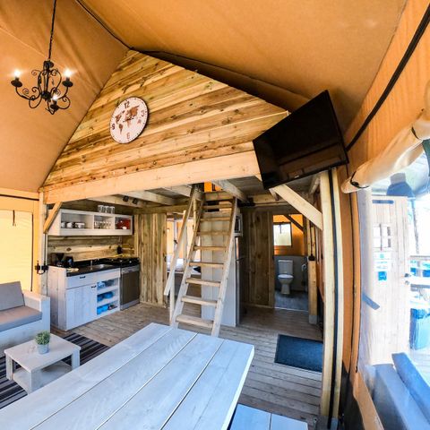 Safarizelt 5 Personen - Dünenrose