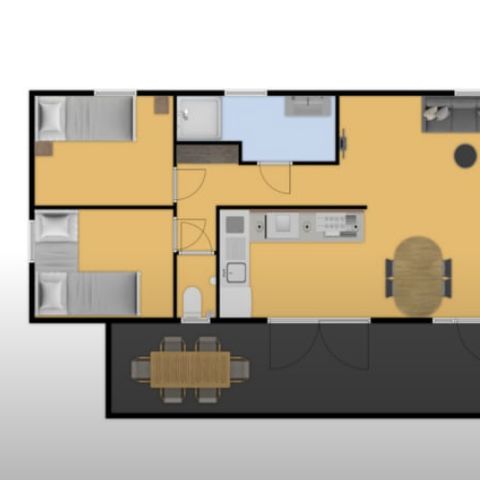 Mobilheim 5 Personen - Mobilheim Grevelingen
