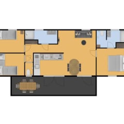 Mobilheim 5 Personen - Mobilheim Grevelingen