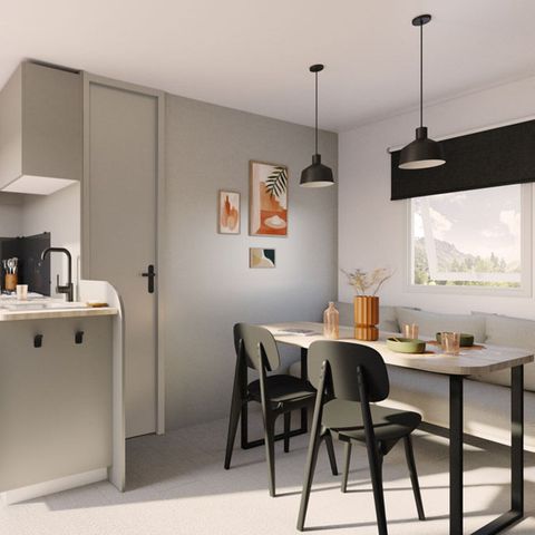 Mobilheim 3 Personen - Mobilheim de Zeerob nr. 1