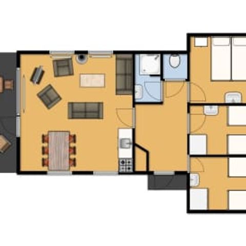 Bungalow 6 Personen - Die Lerche