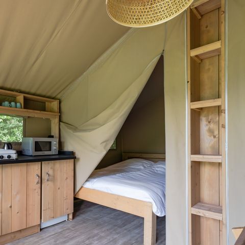 Safarizelt 5 Personen - der Reeënsprong (3+2)