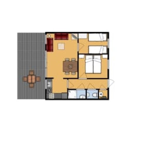 Bungalow 4 Personen - der Optimist