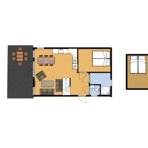 Bungalow 6 Personen - der Tjalk