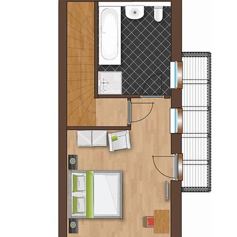 Apartement 2 Personen - Zimmer Altaussee