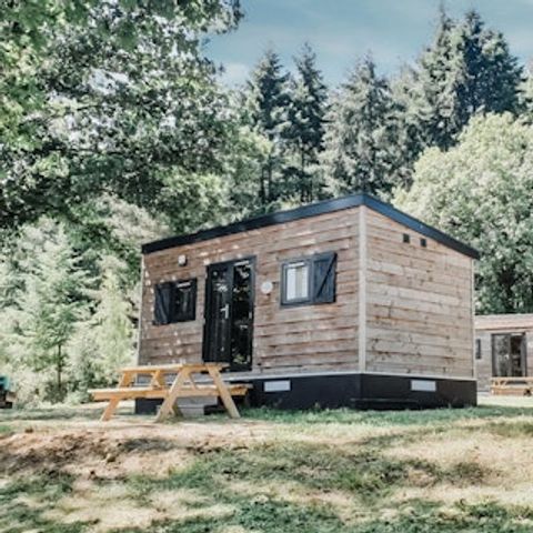 Mobilheim 2 Personen - Woodlodge max. 2 Erwachsene (haustierfreundlich)