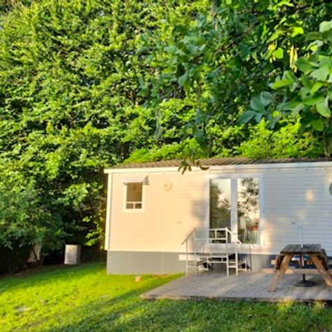 Wohnwagen 4 Personen - Ferienhaus (haustierfreundlich)