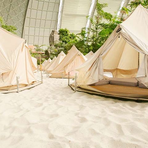 Safarizelt 4 Personen - Safari Stoffzelt - 4 Personen