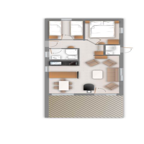 FERIENHAUS 4 Personen - Amazonia House Standard