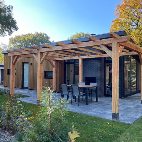 Bungalow 6 Personen - Birch Lodge Eco mit Whirlpool und Sauna