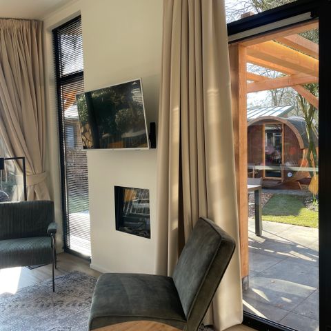 Bungalow 6 Personen - Birch Lodge Eco mit Whirlpool und Sauna