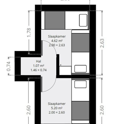 Bungalow 6 Personen - Heuhaufen