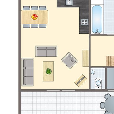 Bungalow 6 Personen - 6D2