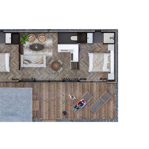 LODGE 4 Personen - Panorama Lodge mit Whirlpool