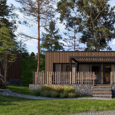 LODGE 4 Personen - Panorama Lodge mit Whirlpool