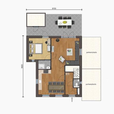 Bungalow 8 Personen - Hofmeester House Comfort mit Veranda