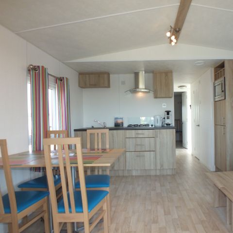 Mobilheim 4 Personen - mit Terrasse nicht direkt am Wasser