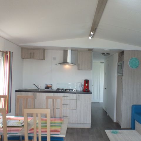 Mobilheim 6 Personen - mit Terrasse