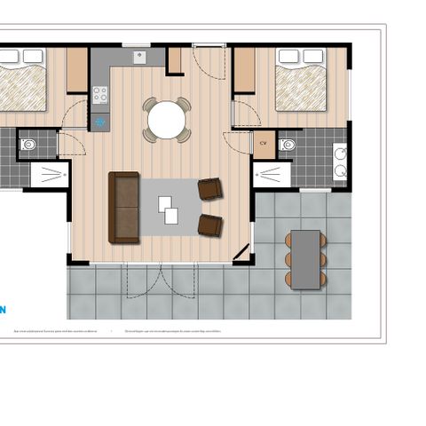 Bungalow 4 Personen - Beekhoeve Wellness (Heilbad)