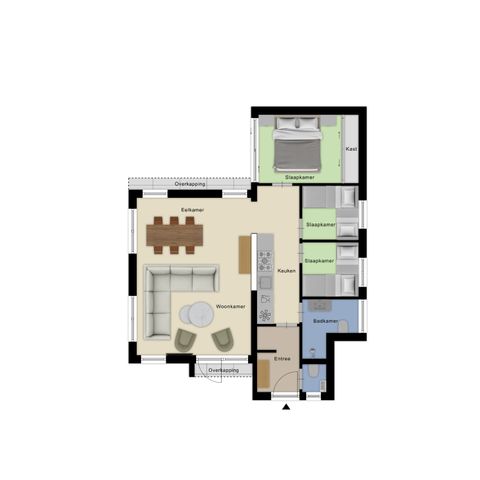 Bungalow 6 Personen - Z-Modul