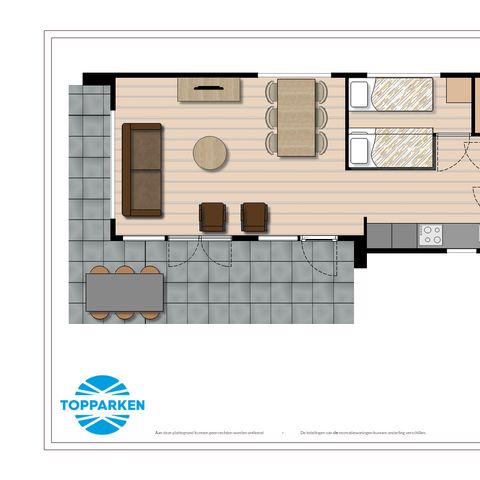 Bungalow 5 Personen - Modul