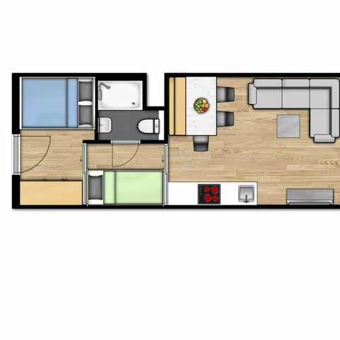 Apartement 4 Personen - Studio | 4 Personen