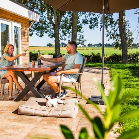 FERIENHAUS 4 Personen - Schaelsbergerbosch - 2 Bäder, Kamin & Gartenhaus