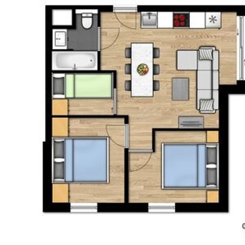 Apartement 6 Personen - Familiensuite