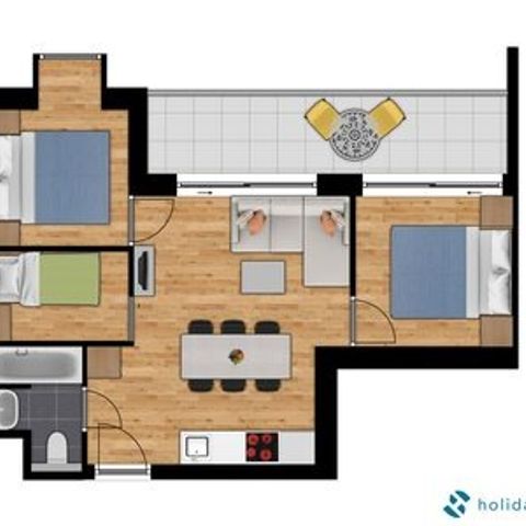 Apartement 6 Personen - Familiensuite
